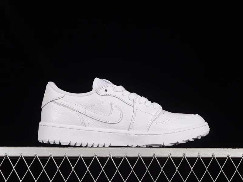 All categories Air Jordan Jordan series basketball shoes Air Jordan 1 Low G version pure original Air Jordan 1 Low Golf "Triple White" AJ1 Joe 1 new golf version all white color DD9315-101